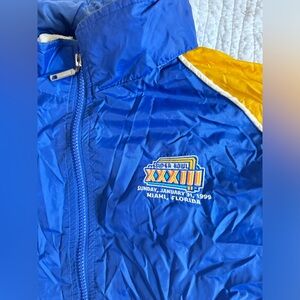 Vintage Super Bowl wind breaker